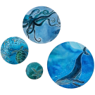 Greenie Food Cover Artist Range - Puddings & Pickles (Ocean)