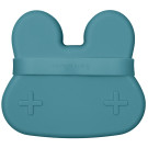 We Might Be Tiny Bunny Snackie® Silicone Snack Box for Kids - Blue Dusk