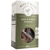 Bags of Bites Choc & Ginger Clusters
