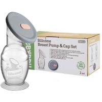 Haakaa Gen.2 Silicone Breast Pump 150ml with Suction Base  &Cap Set