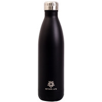 Natural Life Stainless Steel Double Wall Water Bottle - Black