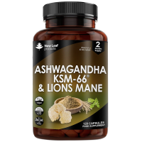 New Leaf Ashwagandha & Lions Mane Capsules