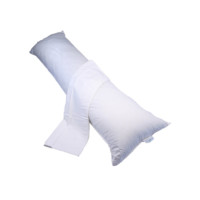Bodypillow Medi-Line - Hollow Fibre with 100% Cotton Pillowcase, White