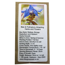 6 Degrees East Heirloom Flower Seeds - Bee & Pollinators Flowers