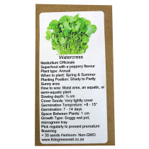 6 Degrees East Heirloom Herb Seeds - Cress - Watercress