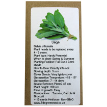 6 Degrees East Heirloom Herb Seeds - Sage