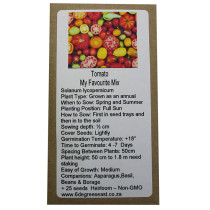6 Degrees East Heirloom Veg Seeds - Tomato - My Favourite Mix
