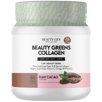 Beauty Gen Raw Cacao 5-In-1 Collagen Supplement - Tub