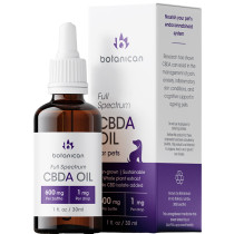 Botanican 600mg CBDA oil for PETS 