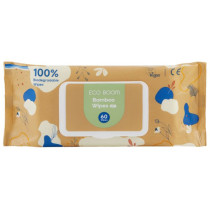 Eco Boom Bamboo Baby Wipes - Joy - 60 Pack