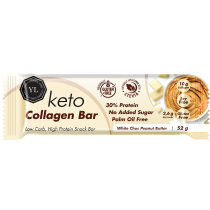  Youthful Living Keto Collagen Bar - White Chocolate Peanut Butter