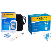 Accugence - Blood Glucose Meter Starter Kit with 50 x Glucose Test Strip