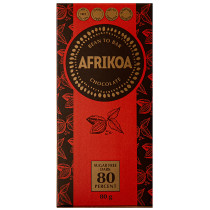 Afrikoa Sugar-Free 80% Dark Chocolate 80g