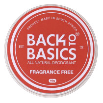 Back to basics All Natural Deodorant - Fragrance Free