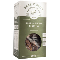 Bags of Bites Choc & Ginger Clusters