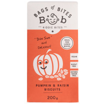 Bags Of Bites Kiddies Pumpkin & Raisin Biscuits