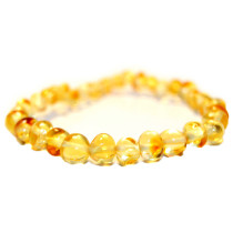 Baltic Amber Teething Necklace - Lemon