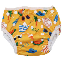 Bamboo Baby Swim Nappy - Beach (5-18kg)