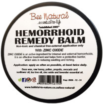 Bee Natural Hemorrhoid Remedy Balm