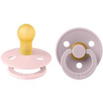 BIBS Pacifier Latex -  Blossom/Dusky Lilac Size 1
