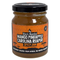 Black Mamba Mango Pineapple Caroline Reaper Spicy Jam
