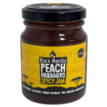 Black Mamba Peach Habanero Spicy Jam 