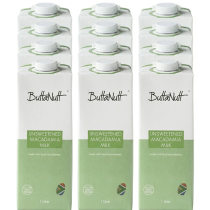 ButtaNutt Unsweetened Macadamia Milk x 12