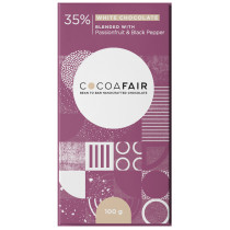 Cocoafair Passionfruit & Pepper White Chocolate
