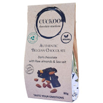 Cuckoo - 55% Dark Chocolate With Raw Almonds & Sea Salt