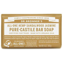 Dr. Bronner's Pure Castile Soap Bar - Sandalwood Jasmine
