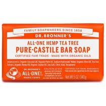 Dr. Bronner's Pure Castile Soap Bar - Tea Tree