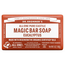 Dr. Bronner's Pure Castile Soap Bar - Eucalyptus