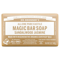 Dr. Bronner's Pure Castile Soap Bar - Sandalwood Jasmine
