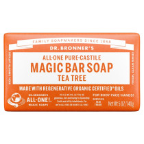 Dr. Bronner's Pure Castile Soap Bar - Tea Tree