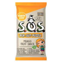 Earth & Co S.O.S. Pop-Out-Puzzle Fruit Snack - Mango
