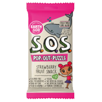 Earth & Co S.O.S. Pop-Out-Puzzle Fruit Snack - Strawberry