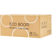 Eco Boom 100% Bamboo Toilet Paper - 24 Pack