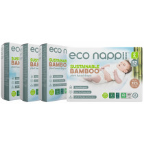 Eco Nappii Bamboo Nappies 2 (3-6KG) / Mega Master Pack