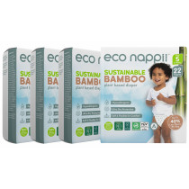 Eco Nappii Bamboo Nappies 5 (11-18KG) / Mega Master Pack