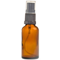Essentially Natural Amber Glass Bottle with Spritzer