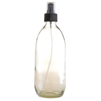 Essentially Natural Clear Glass Bottle with Atomiser Spray