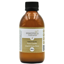 Essentially Natural Pure Castile Liquid Soap Base 200ml
