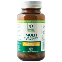 Flora Force Multi Daily Vitamins with Moringa & Prebiotic Fibre 30 Capsules
