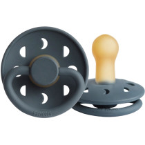FRIGG Pacifier 100% Natural Latex Moon Size 2 - Slate