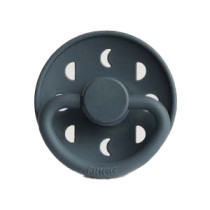 FRIGG Pacifier 100% Natural Latex Moon Size 1 - Slate