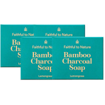 FtN Bamboo Charcoal Soap Lemongrass x 4