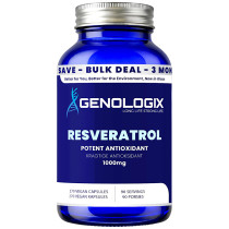 Genologix - Resveratrol - 90 Day Supply