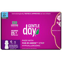 Gentle Day Extra Heavy Pads - Organic & Hypoallergenic