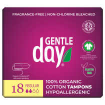 Gentle Day Tampons Regular - Organic & Hypoallergenic