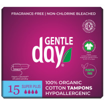 Gentle Day Tampons Super Plus - Organic & Hypoallergenic